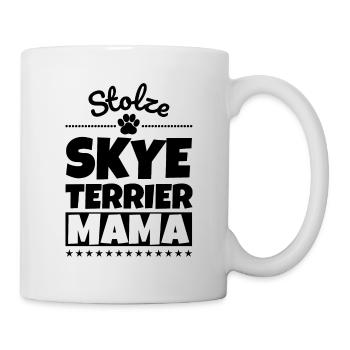 Stolze Skye Terrier Mama - Tasse - Weiß - Rechts
