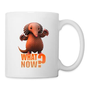 Armadillo Pangolin Et maintenant? - Mug blanc - blanc - Droite