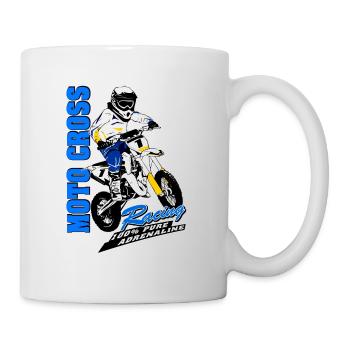 Kinder Motocross - KIDS MX - Mug - white - Right
