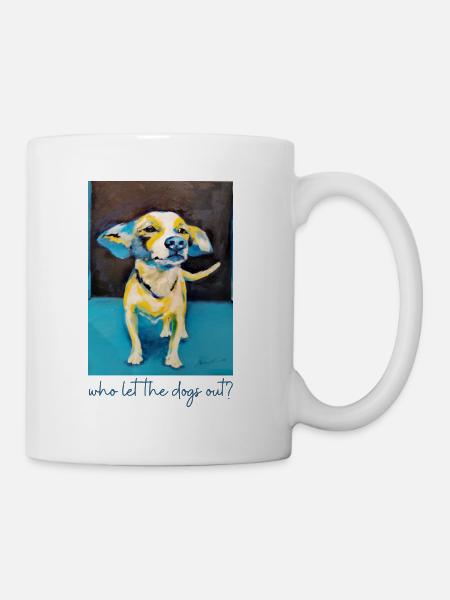 Chien « Louis » - Mug blanc - blanc