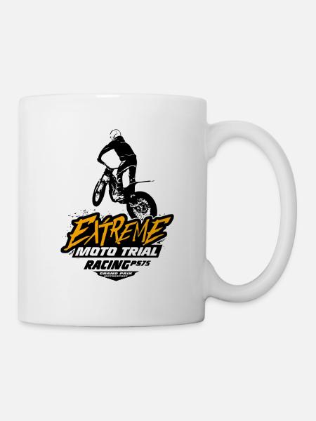 Trial - Trialsport - Moto Trial - Motorcycle Trial - Mug blanc - blanc