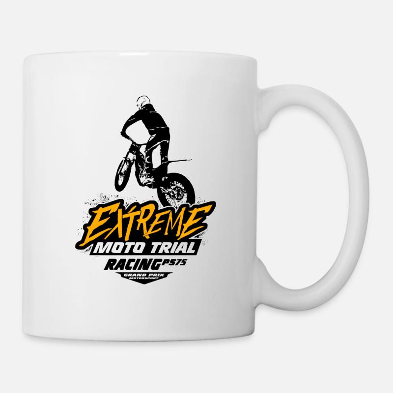 Trial - Trialsport - Moto Trial - Motorcycle Trial - Mug blanc - blanc