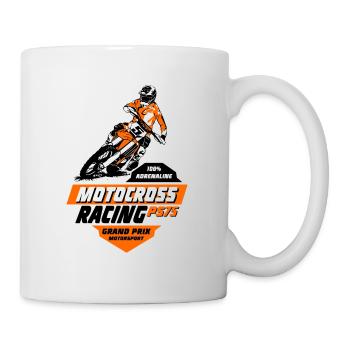 Moto Cross - Motocross - Supercross - Mug - white - Right