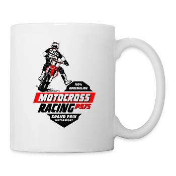 Moto Cross - Motocross - Supercross - Mug - white - Right
