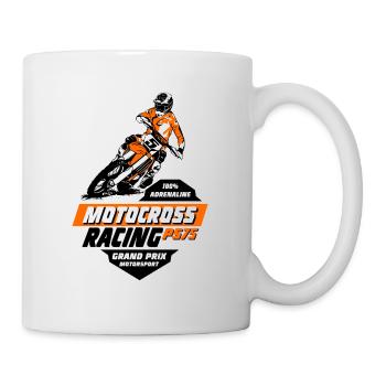 Moto Cross - Motocross - Supercross - Mug - white - Right