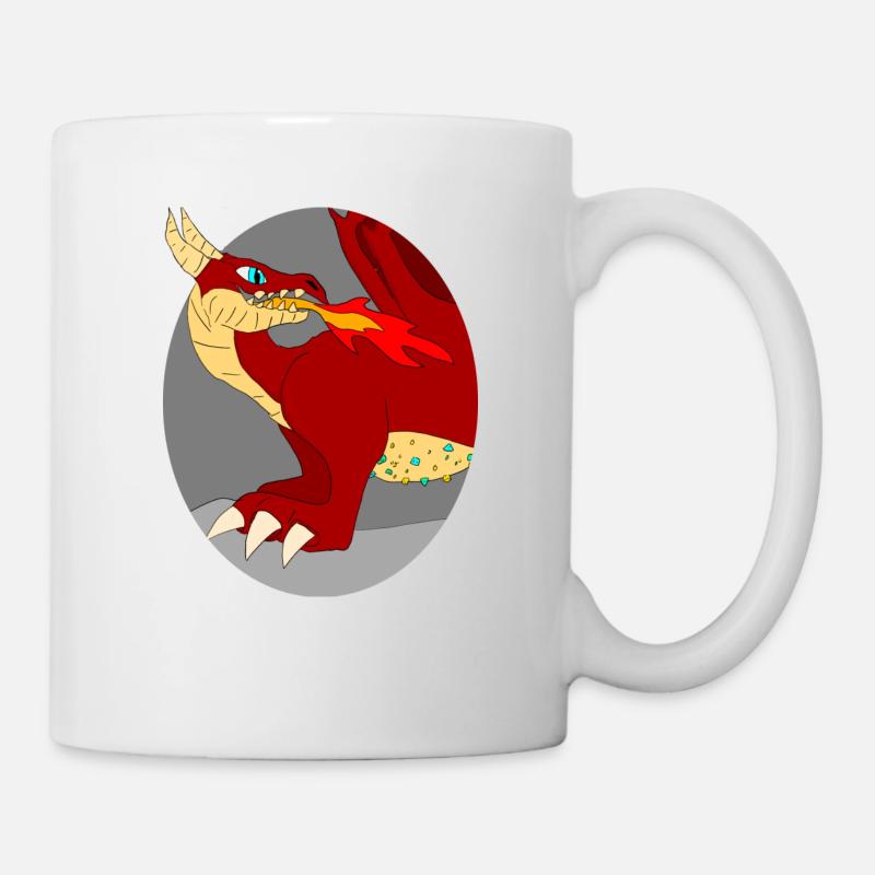 Maxkes DiamondDragoni - Tasse - Weiß