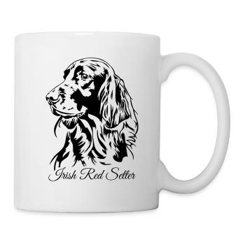 Irish Red Setter Hunting Dog Hunting Dogs Dogs Wilsigns - Mug - white - Right