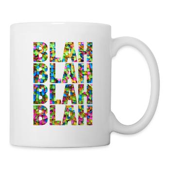 BLAH blah Blah Confetti - Tasse - Weiß - Rechts