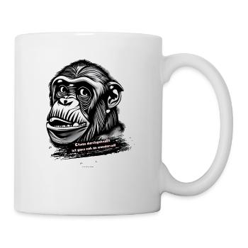 Etwas durchgeknallt ist ganz nah an wundervoll - Tasse - Weiß - Rechts