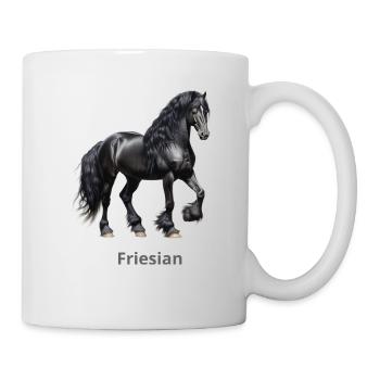 Friesian Horse - Mug - white - Right