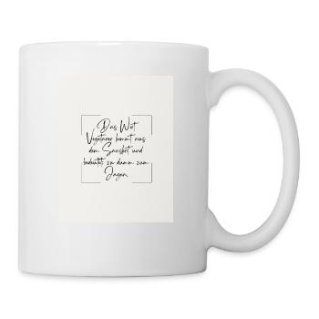 Der Vegetarier - Tasse - Weiß - Rechts
