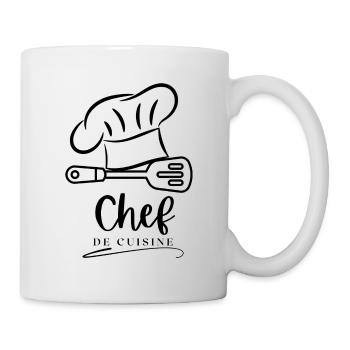 Chef de Cuisine - für eine außergewöhnliche Küche - Tasse - Weiß - Rechts