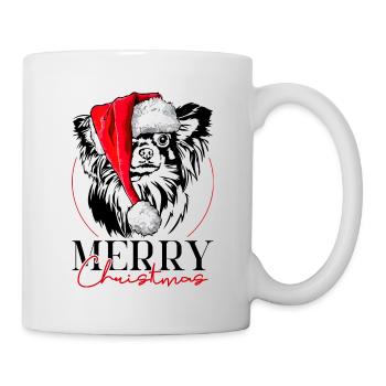 Santa Chihuahua Merry Christmas Dogs Wilsigns - Mug - white - Right