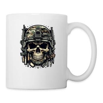 Soldier's Legacy: Camo Skull - Mug - white - Right