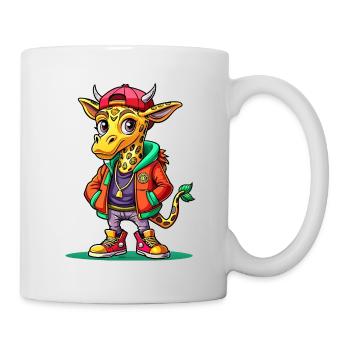 Giraffe Parade: Cool Giraffe - Mug - white - Right