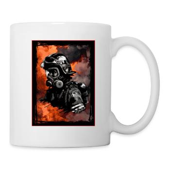 Feuerwehr Firefighter - Tasse - Weiß - Rechts