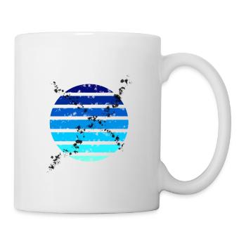 Rond dégradé N°2 - Mug blanc - blanc - Droite