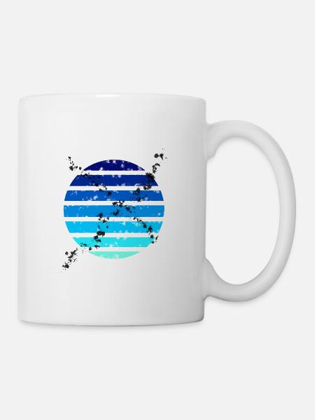 Farbverlaufskreis N°2 - Tasse - Weiß