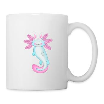 Axolotl de Pâques avec oreilles de lapin - Mug blanc - blanc - Droite