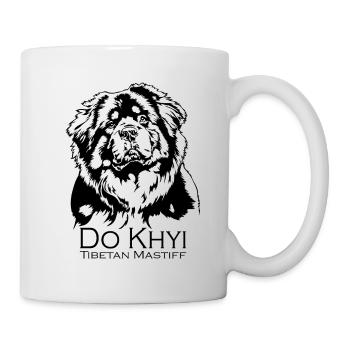 Do Khyi Tibetan Mastiff Portrait Dogs Wilsigns - Mug - white - Right