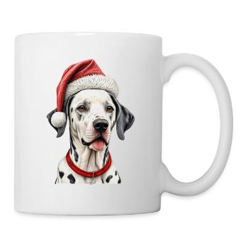 Christmas dalmatian dog - Mug - white - Right