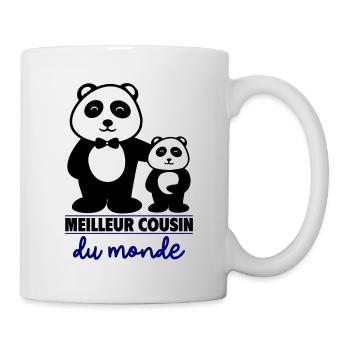 meilleur cousin - Mug blanc - blanc - Droite