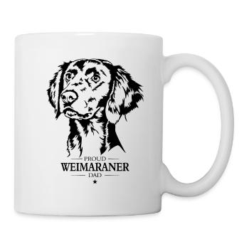 Weimaraner Longhair Dad Dogs Hunting Dogs Wilsigns - Mug - white - Right