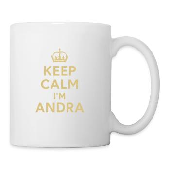 Keep_Calm_I m_Andra - Mug - white - Right