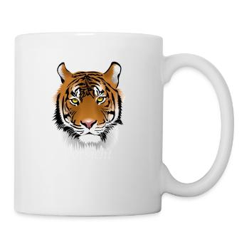 Tiger - Tasse - Weiß - Rechts