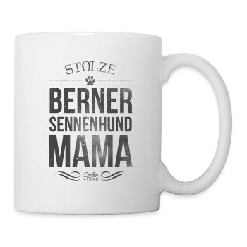 Stolze Berner Sennenhund Mama - Tasse - Weiß - Rechts