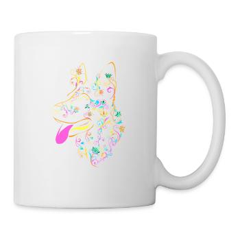Été fleur de berger - Mug blanc - blanc - Droite
