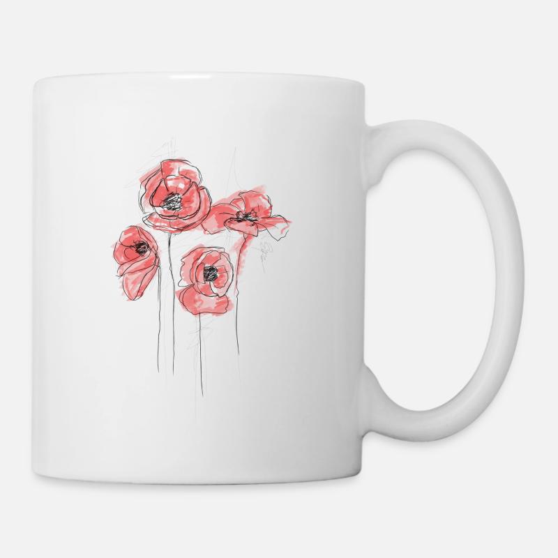 Poppy - Mug blanc - blanc
