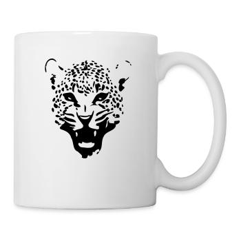 Léopard - Mug blanc - blanc - Droite
