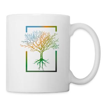 Baum Mutter Natur Wurzeln Natur - Tasse - Weiß - Rechts