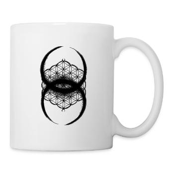 Mystic Mandala - Tasse - Weiß - Rechts
