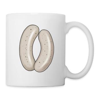 Tente à bière Weisswurst Bavarian Breakfast - Mug blanc - blanc - Droite