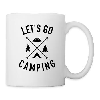 camping - Mug blanc - blanc - Droite