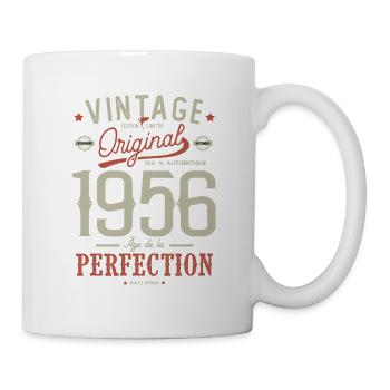 age of perfection 1956 birthday 66 years - Mug - white - Right