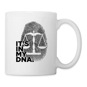 Anwalt DNA | Jura Juristen Student Recht Geschenke - Tasse - Weiß - Rechts
