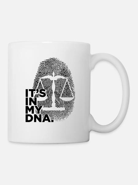 Avocat adn | Juristes en droit Cadeaux en droit des étudiants - Mug blanc - blanc