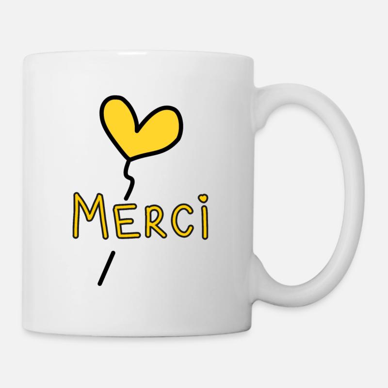 VIELEN DANK. DANKE. VIELEN DANK. JAHRESTAG. GEBURT. - Tasse - Weiß