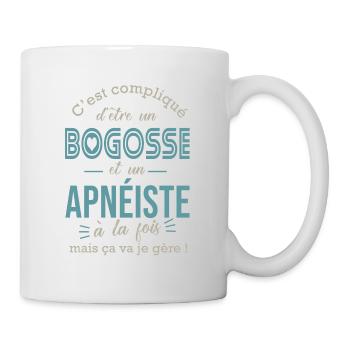 apnéiste bogosse Cadeau humour apnée - Mug blanc - blanc - Droite