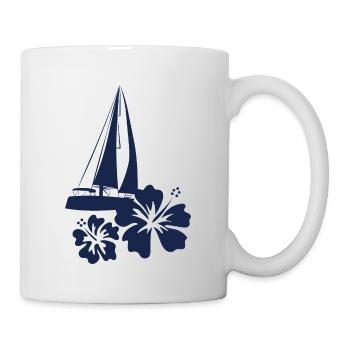Sailing Pacific Ocean - Mug - white - Right
