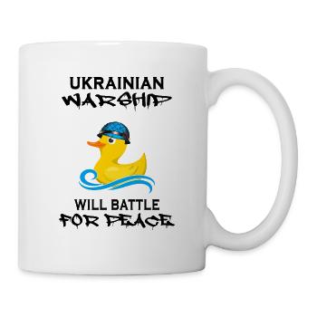 ukraine support ukrainian - Mug - white - Right