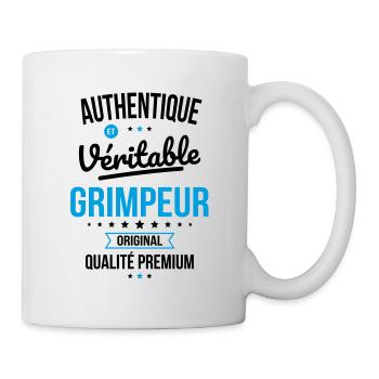 Authentique et véritable grimpeur - Original - Mug blanc - blanc - Droite