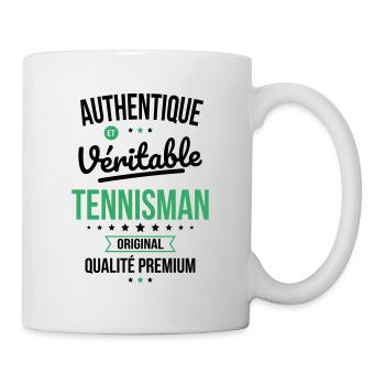 Authentique et véritable tennisman - Original - Mug blanc - blanc - Droite