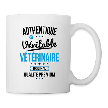 Authentique et véritable vétérinaire - Original - Mug blanc - blanc - Droite