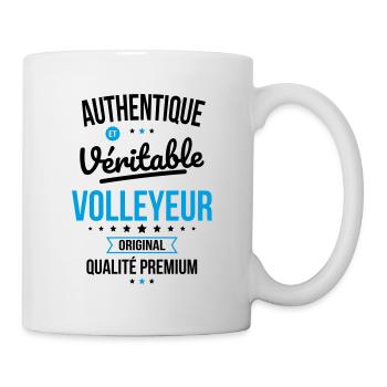 Authentique et véritable volleyeur - Original - Mug blanc - blanc - Droite