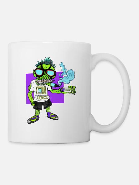 Cooler Zombie - Tasse - Weiß