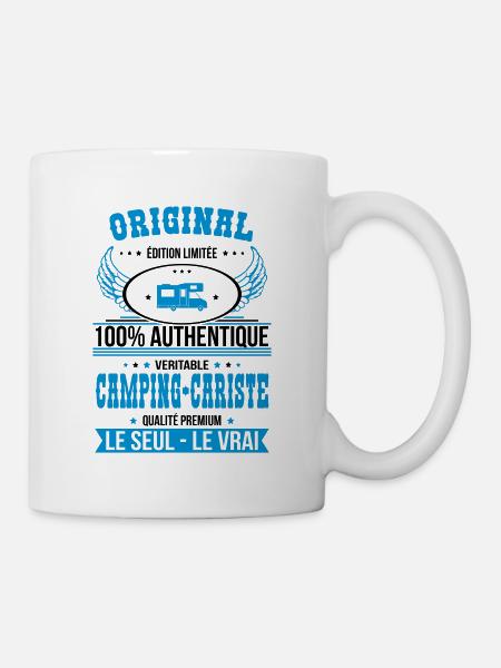 Authentique et véritable camping-cariste Original - Mug blanc - blanc